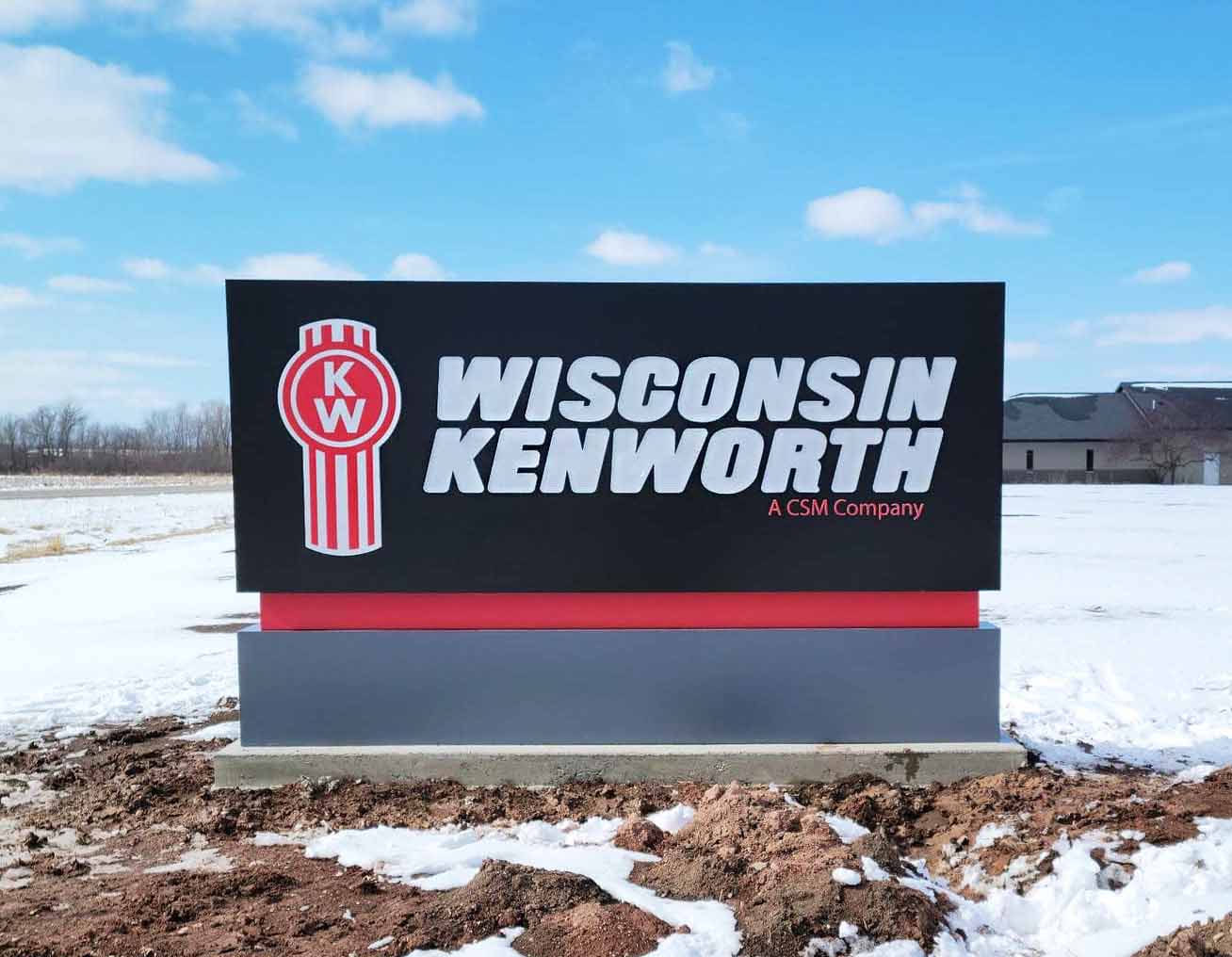 Wisconsin Kenworth Sign Project La Crosse Sign Group